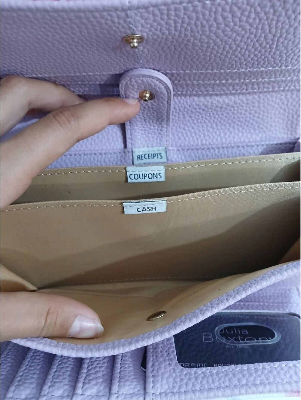 WOMEN'S JULIA BUXTON COLORFUL ROSE WALLET